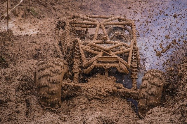 ATV Stuck in Mud